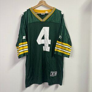 Vintage Green Bay Packers Brett Favre #4 Starter Jersey size 54 2XL